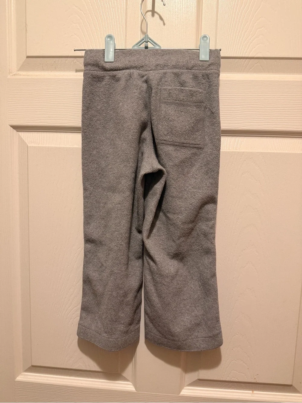 GAP Gray Sweatpants with Navy & White Side Stripes